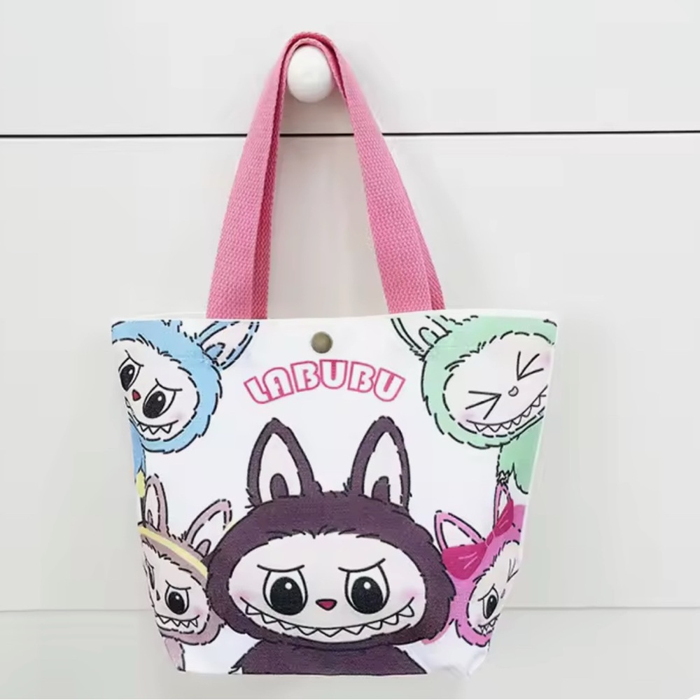 La bubu mini Women's Tote Bag - Pink and White